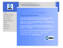 Tablet Screenshot of empirewelding.co.uk